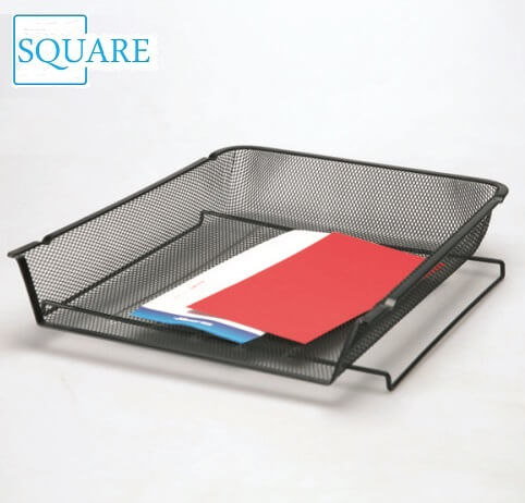 Wire Mesh Stackable Document Paper Letter Tray